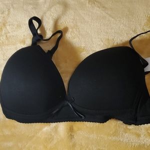 Barbra Wirefree Padded Bra, Blk, Sz32A